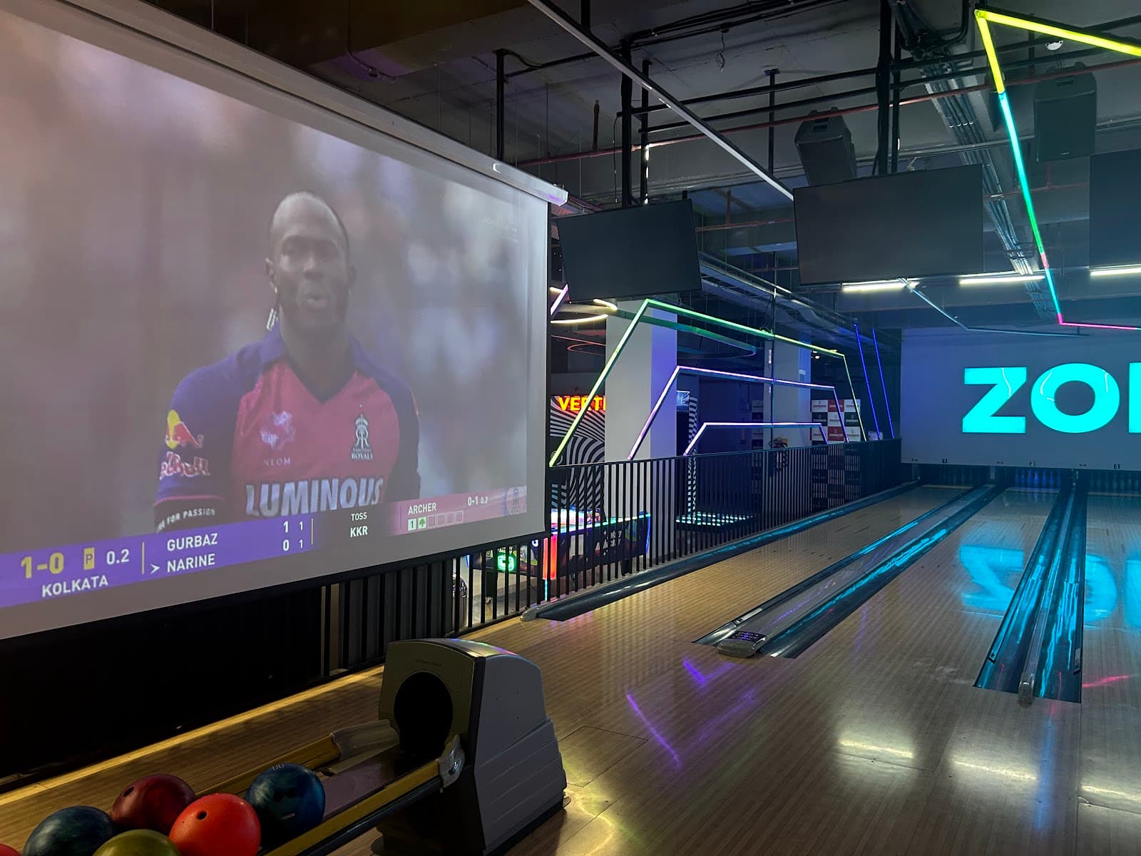 Zoreko Elan Town Centre bowling venue